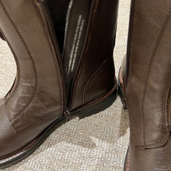 Alberto Torresi brown leather ankle boots NWOT - Picture 6 of 8